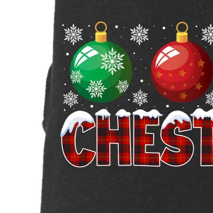 Chest Nuts Christmas Shirt Funny Matching Couple Chestnuts Doggie 3-End Fleece Hoodie