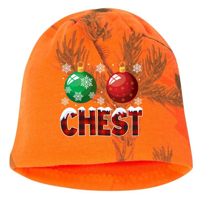 Chest Nuts Christmas Shirt Funny Matching Couple Chestnuts Kati - Camo Knit Beanie