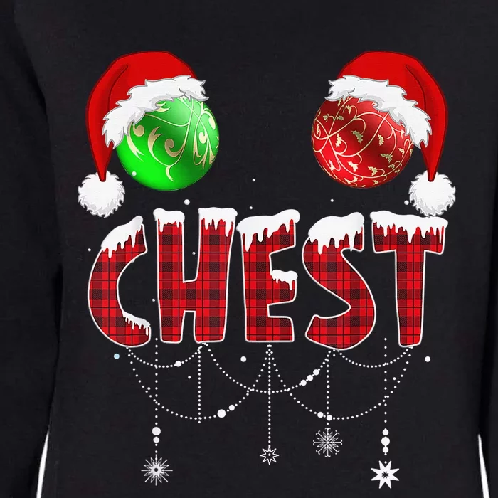 Chest Nuts Christmas Shirt Funny Matching Couple Chestnuts Womens California Wash Sweatshirt