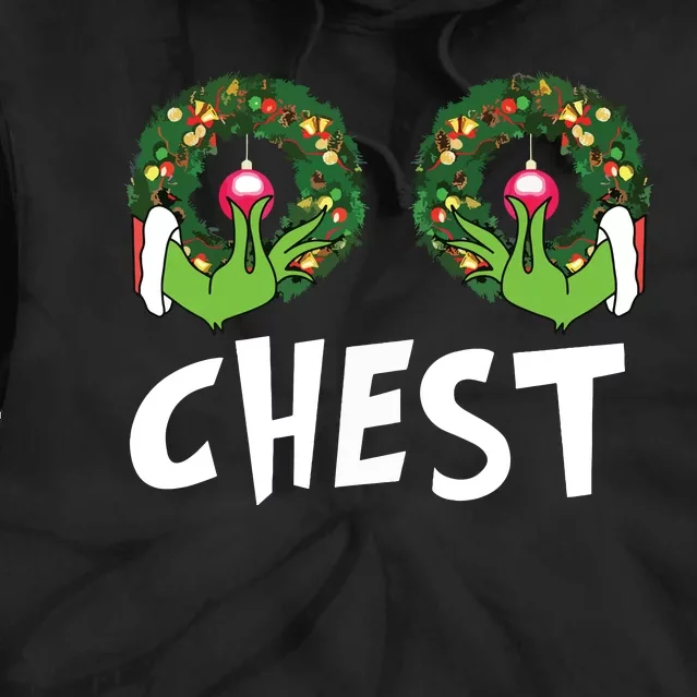 Chest Nuts Christmas Shirts Funny Matching Couple Chest Nuts Tie Dye Hoodie