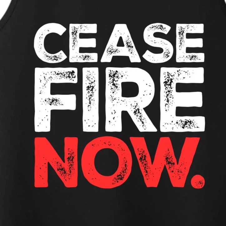 Ceasefire Now Performance Tank