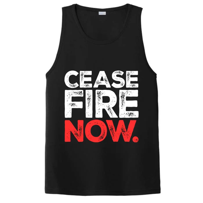 Ceasefire Now Performance Tank