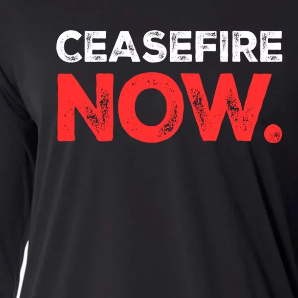 Ceasefire Now Cooling Performance Long Sleeve Crew