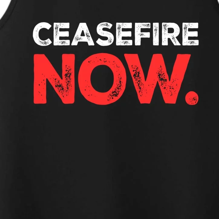 Ceasefire Now Performance Tank