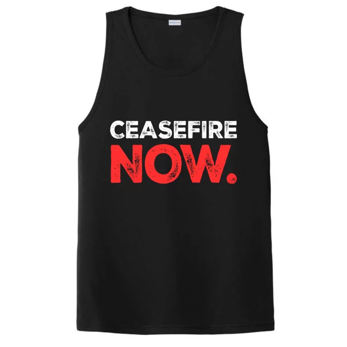 Ceasefire Now Performance Tank