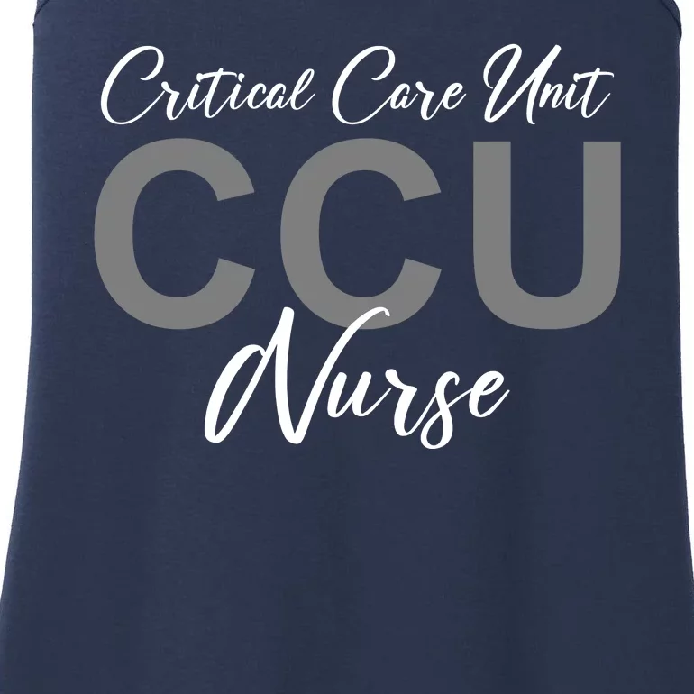 CCU Nurse Critical Care Unit Nursing Ladies Essential Tank