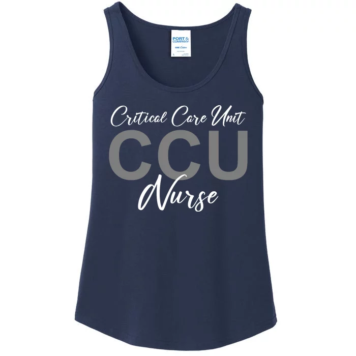 CCU Nurse Critical Care Unit Nursing Ladies Essential Tank