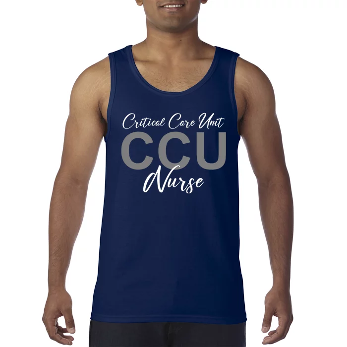 CCU Nurse Critical Care Unit Nursing Tank Top