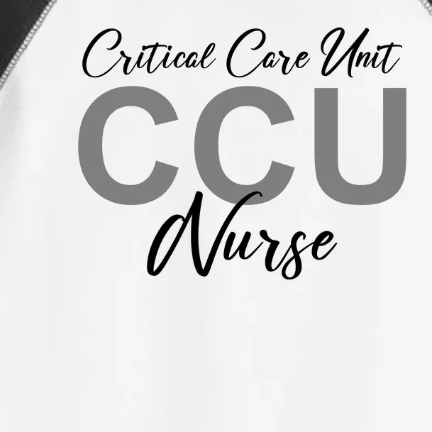 CCU Nurse Critical Care Unit Nursing Toddler Fine Jersey T-Shirt