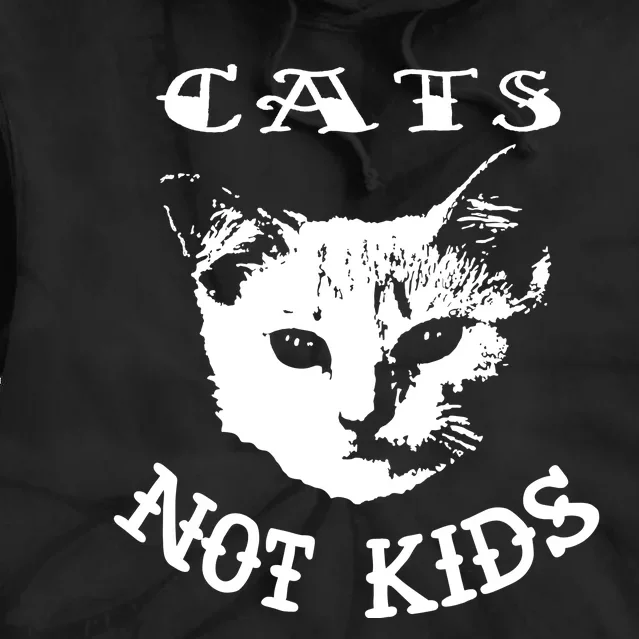 Cats Not Children Tie Dye Hoodie