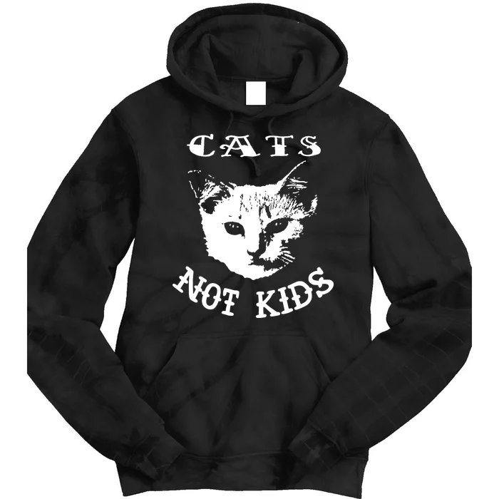 Cats Not Children Tie Dye Hoodie