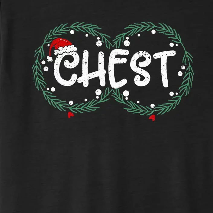 Chest Nuts Couple Christmas Pajama Chestnuts Xmas Gift ChromaSoft Performance T-Shirt