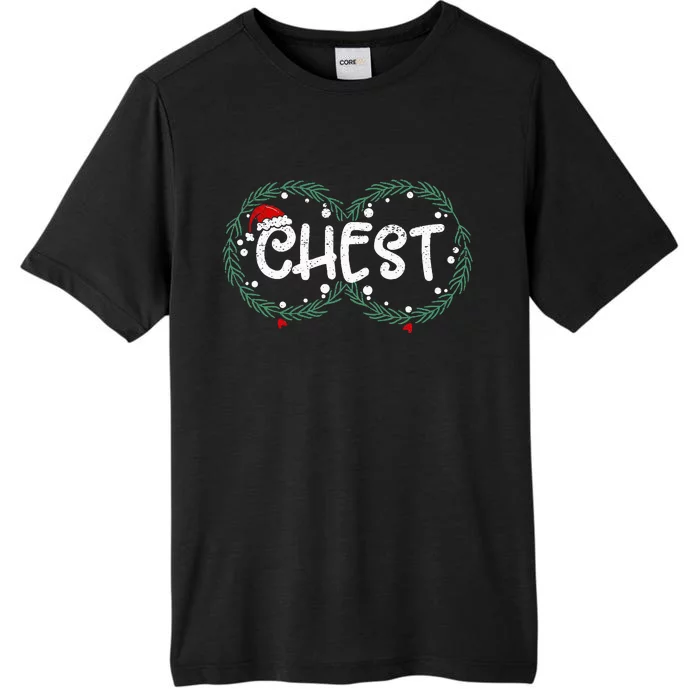 Chest Nuts Couple Christmas Pajama Chestnuts Xmas Gift ChromaSoft Performance T-Shirt