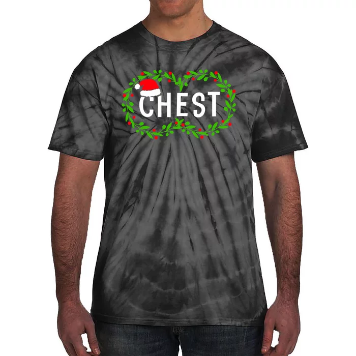 Chest Nuts Christmas Funny Matching Couple Chestnuts A Tie-Dye T-Shirt