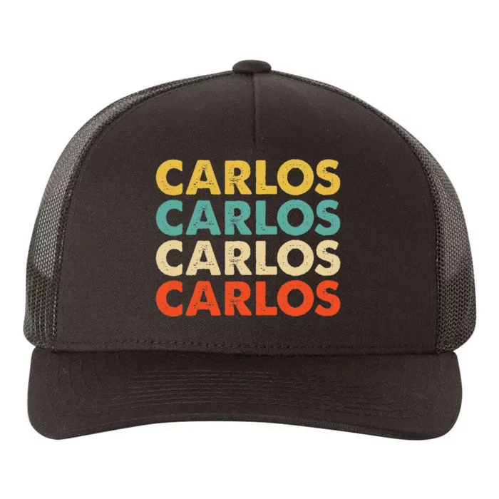 Carlos Name Yupoong Adult 5-Panel Trucker Hat