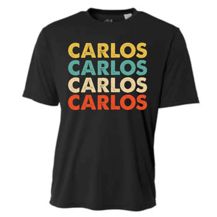 Carlos Name Cooling Performance Crew T-Shirt