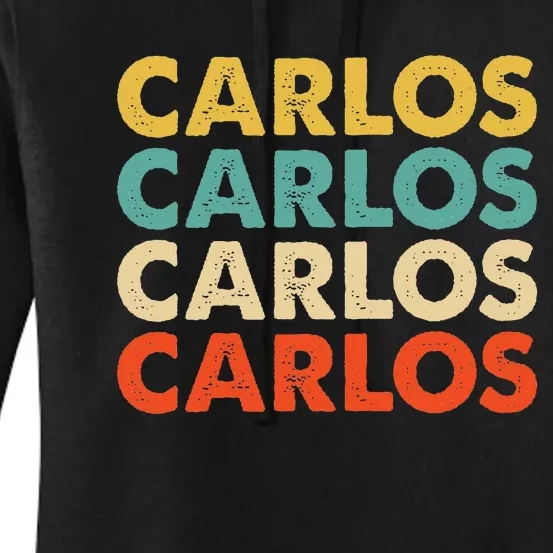 Carlos Name Women's Pullover Hoodie