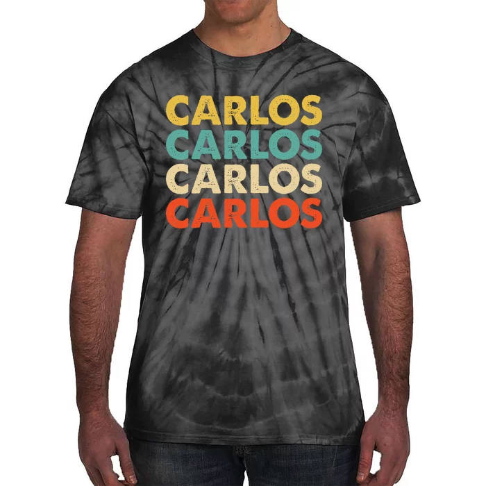 Carlos Name Tie-Dye T-Shirt