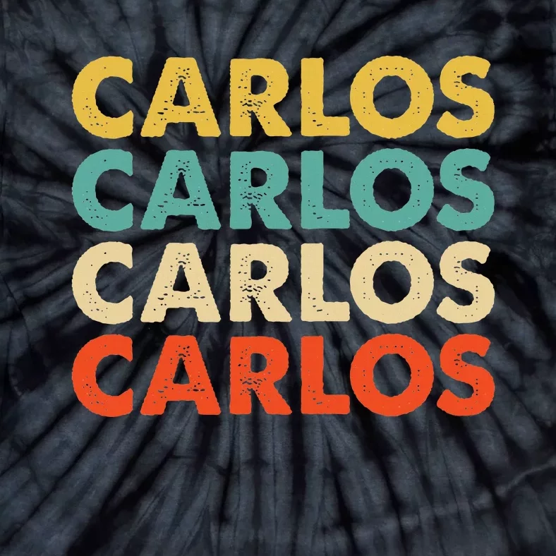 Carlos Name Tie-Dye T-Shirt