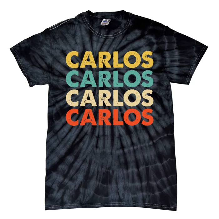 Carlos Name Tie-Dye T-Shirt