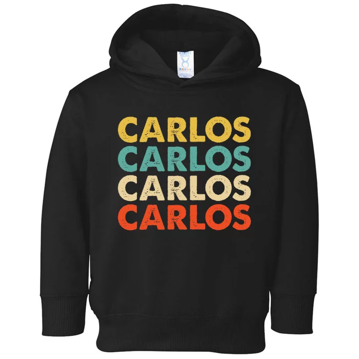 Carlos Name Toddler Hoodie