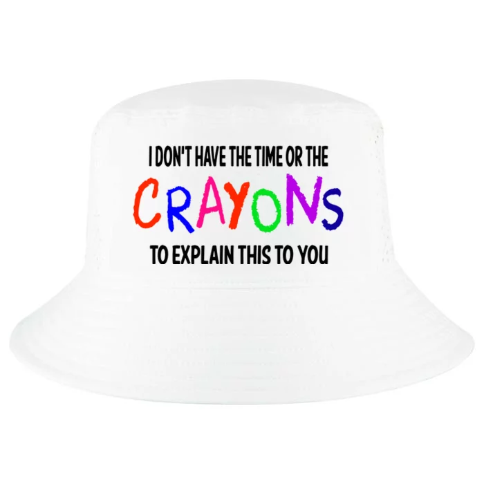 Crayons Novelty Cool Comfort Performance Bucket Hat