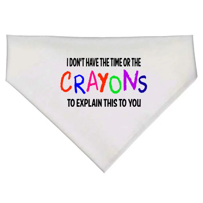 Crayons Novelty USA-Made Doggie Bandana