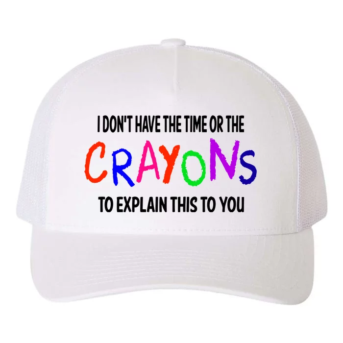 Crayons Novelty Yupoong Adult 5-Panel Trucker Hat