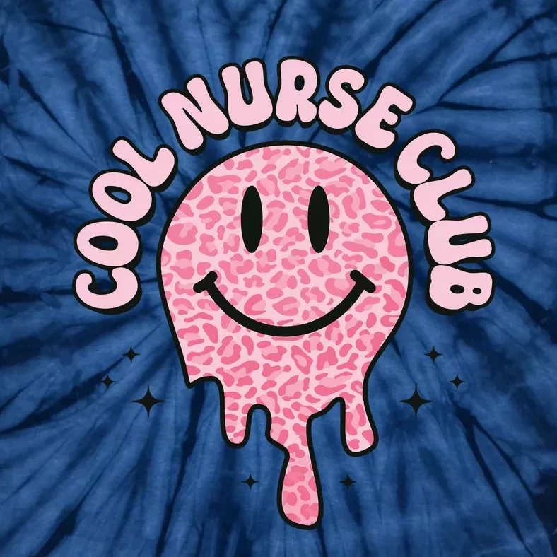 Cool Nurse Club Healthcare Worker Nurse Life Groovy Retro Tie-Dye T-Shirt