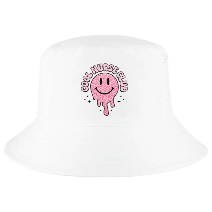 Cool Nurse Club Healthcare Worker Nurse Life Groovy Retro Cool Comfort Performance Bucket Hat