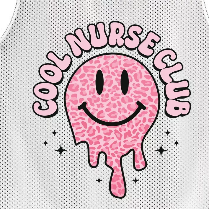 Cool Nurse Club Healthcare Worker Nurse Life Groovy Retro Mesh Reversible Basketball Jersey Tank