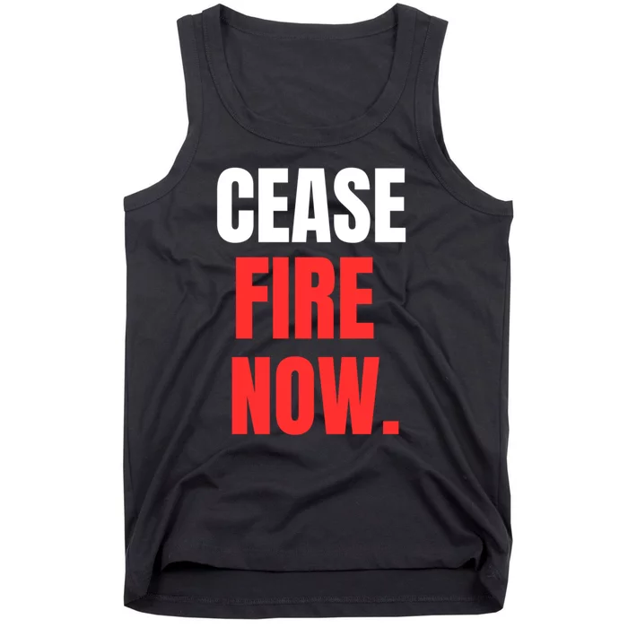 Ceasefire Now Tank Top