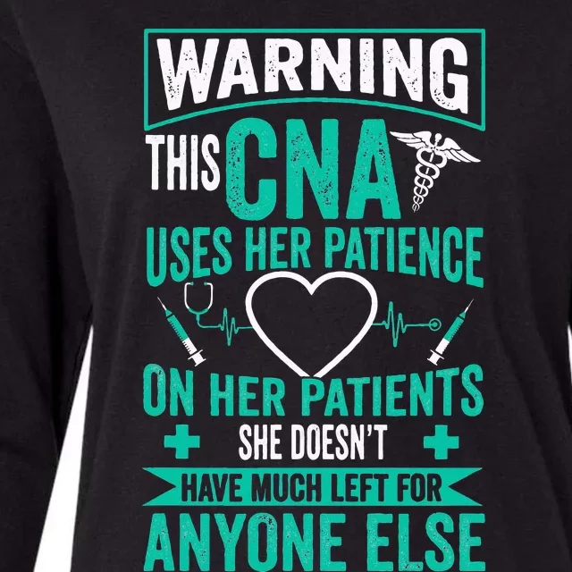 CNA Nurse Certified Nursing Assistance Womens Cotton Relaxed Long Sleeve T-Shirt