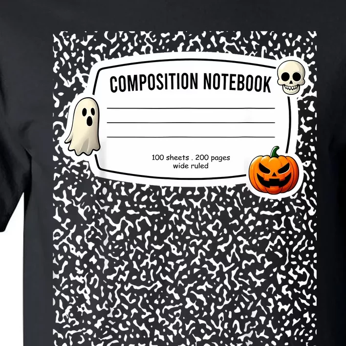 Composition Notebook Costume Adult Halloween For Teachers Tall T-Shirt