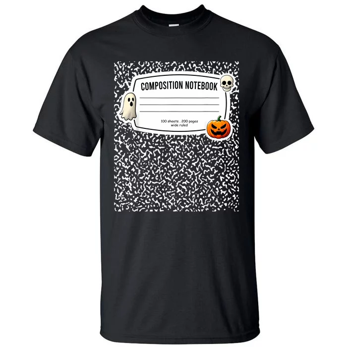 Composition Notebook Costume Adult Halloween For Teachers Tall T-Shirt