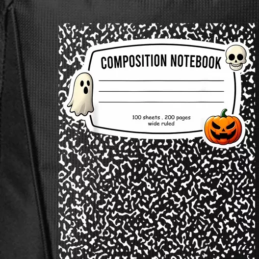 Composition Notebook Costume Adult Halloween For Teachers City Backpack