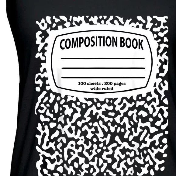 Composition Notebook Costume Matching Group Halloween Ladies Essential Flowy Tank