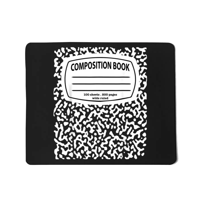 Composition Notebook Costume Matching Group Halloween Mousepad