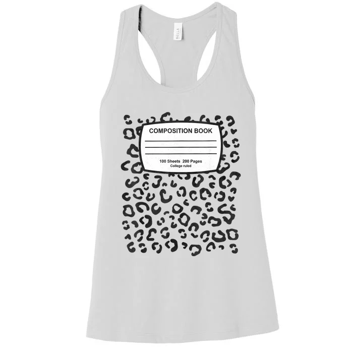 Composition Notebook Costume Matching Group Halloween Book Women's Racerback Tank