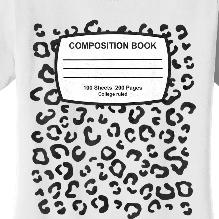 Composition Notebook Costume Matching Group Halloween Book Women's T-Shirt