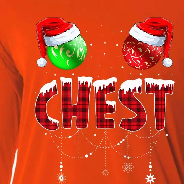 Chest Nuts Christmas Matching Couple Chestnuts Cooling Performance Long Sleeve Crew