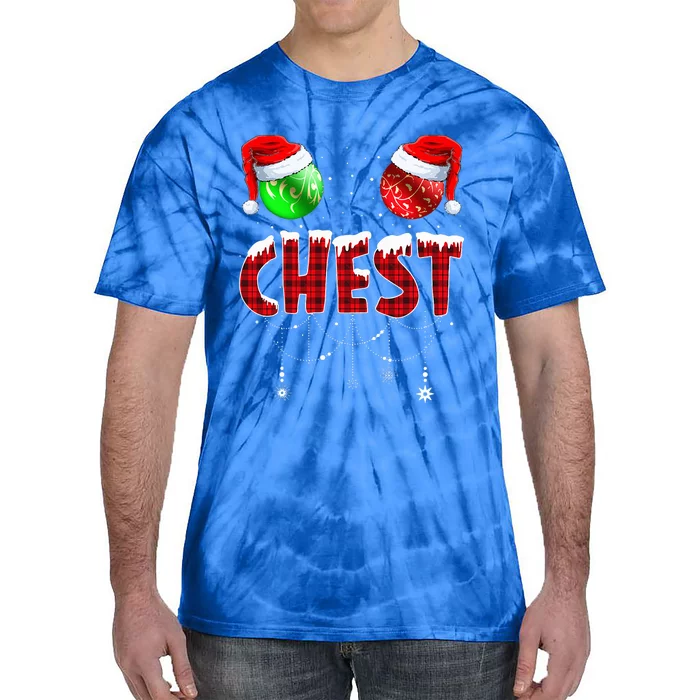 Chest Nuts Christmas Matching Couple Chestnuts Tie-Dye T-Shirt