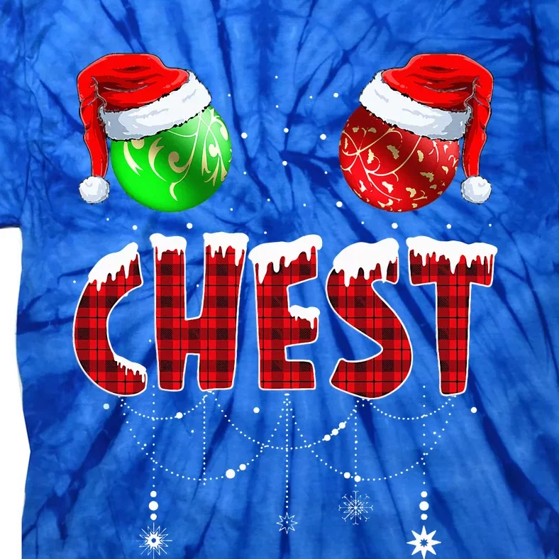 Chest Nuts Christmas Matching Couple Chestnuts Tie-Dye T-Shirt