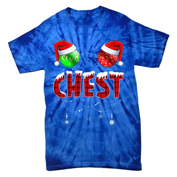 Chest Nuts Christmas Matching Couple Chestnuts Tie-Dye T-Shirt