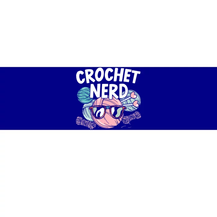 Crochet Nerd Crochet Lover Crocheting Gift Bumper Sticker