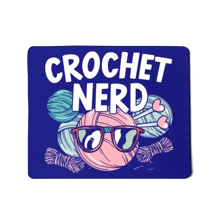 Crochet Nerd Crochet Lover Crocheting Gift Mousepad