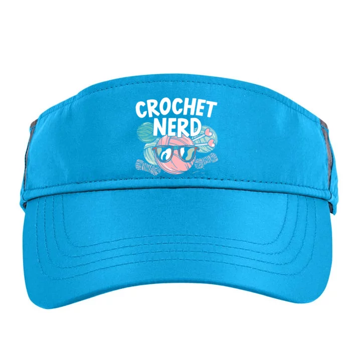 Crochet Nerd Crochet Lover Crocheting Gift Adult Drive Performance Visor