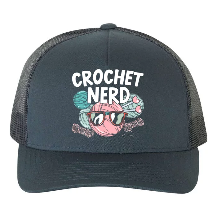 Crochet Nerd Crochet Lover Crocheting Gift Yupoong Adult 5-Panel Trucker Hat