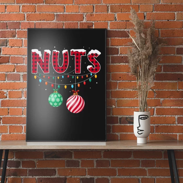 Chest Nuts Christmas Shirt Funny Matching Couple Chestnuts Poster