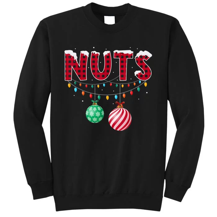 Chest Nuts Christmas Shirt Funny Matching Couple Chestnuts Tall Sweatshirt